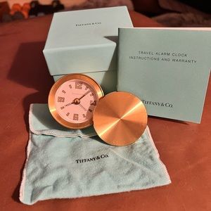 Authentic Tiffany travel alarm clock